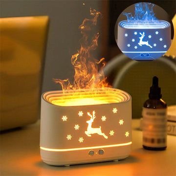 Humidificador difusor de chama de rena