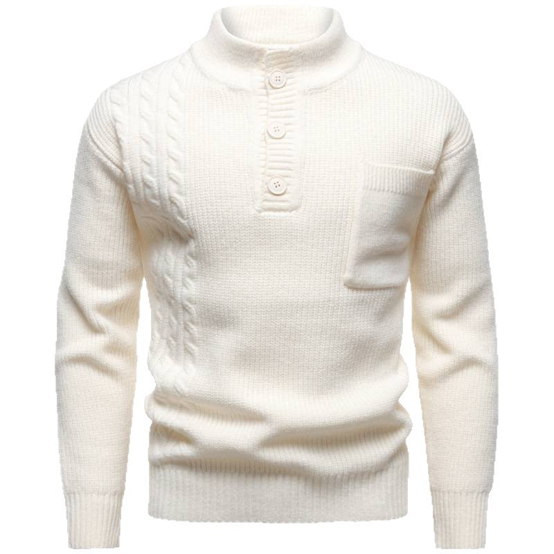 Camisola Gola Subida Henley