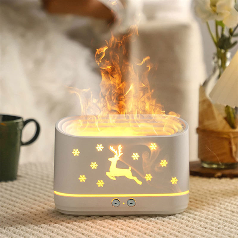Humidificador difusor de chama de rena