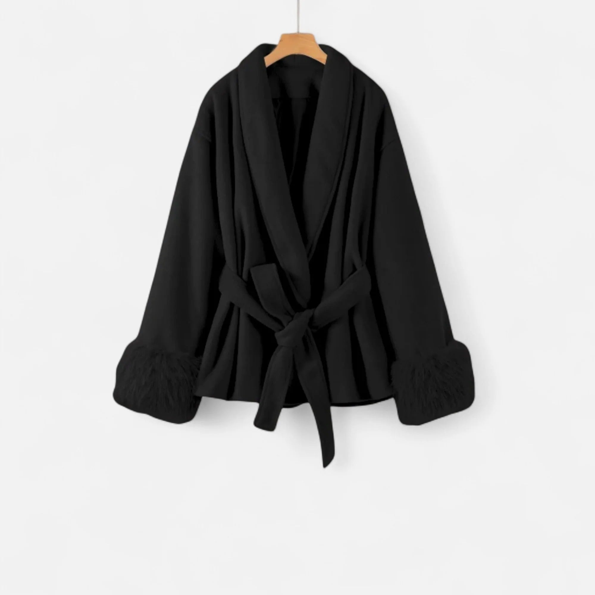 Moritz™ | Damen-Kunstpelzmantel – Elegante Schnürung im Ivy-League-Stil