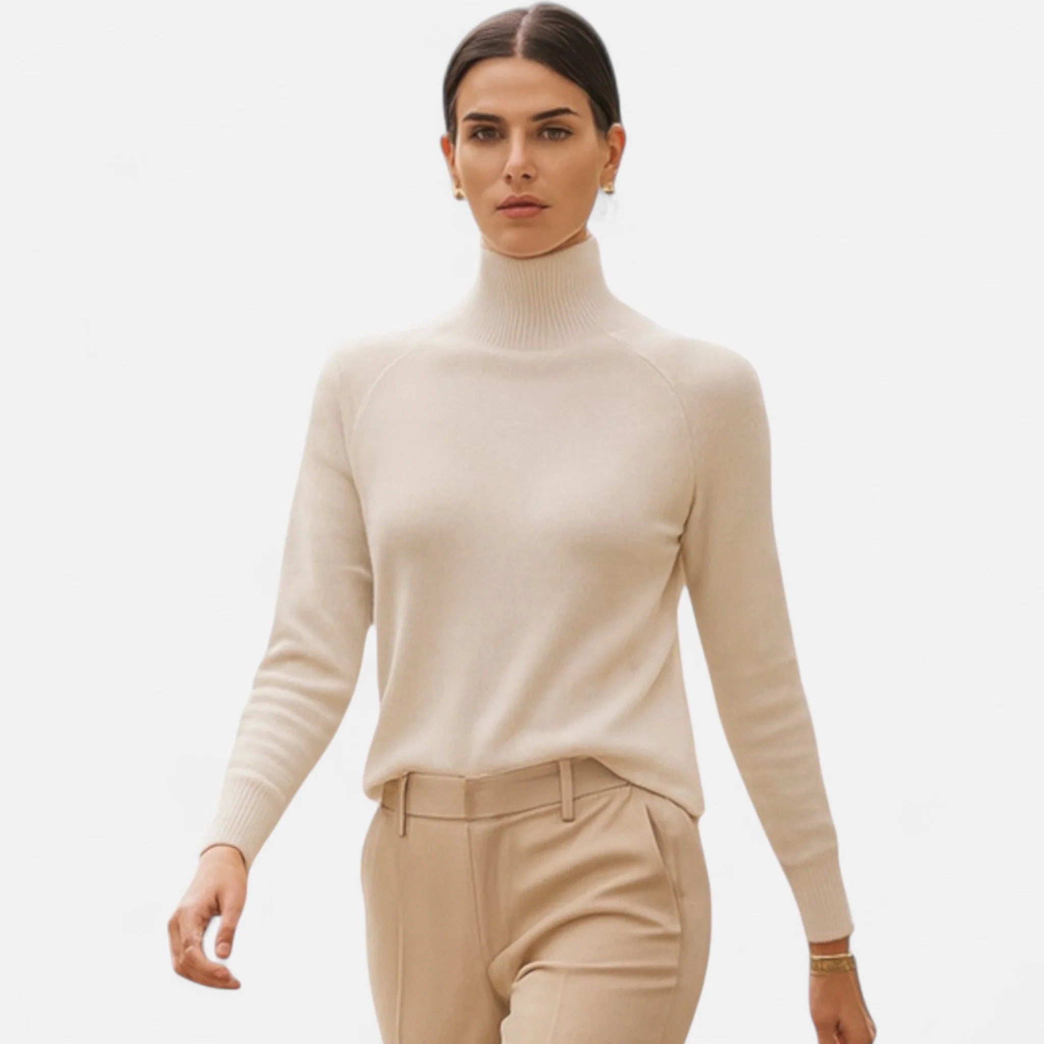 Moritz™ | Damen-Rollkragenpullover aus Merinowolle und Kaschmir