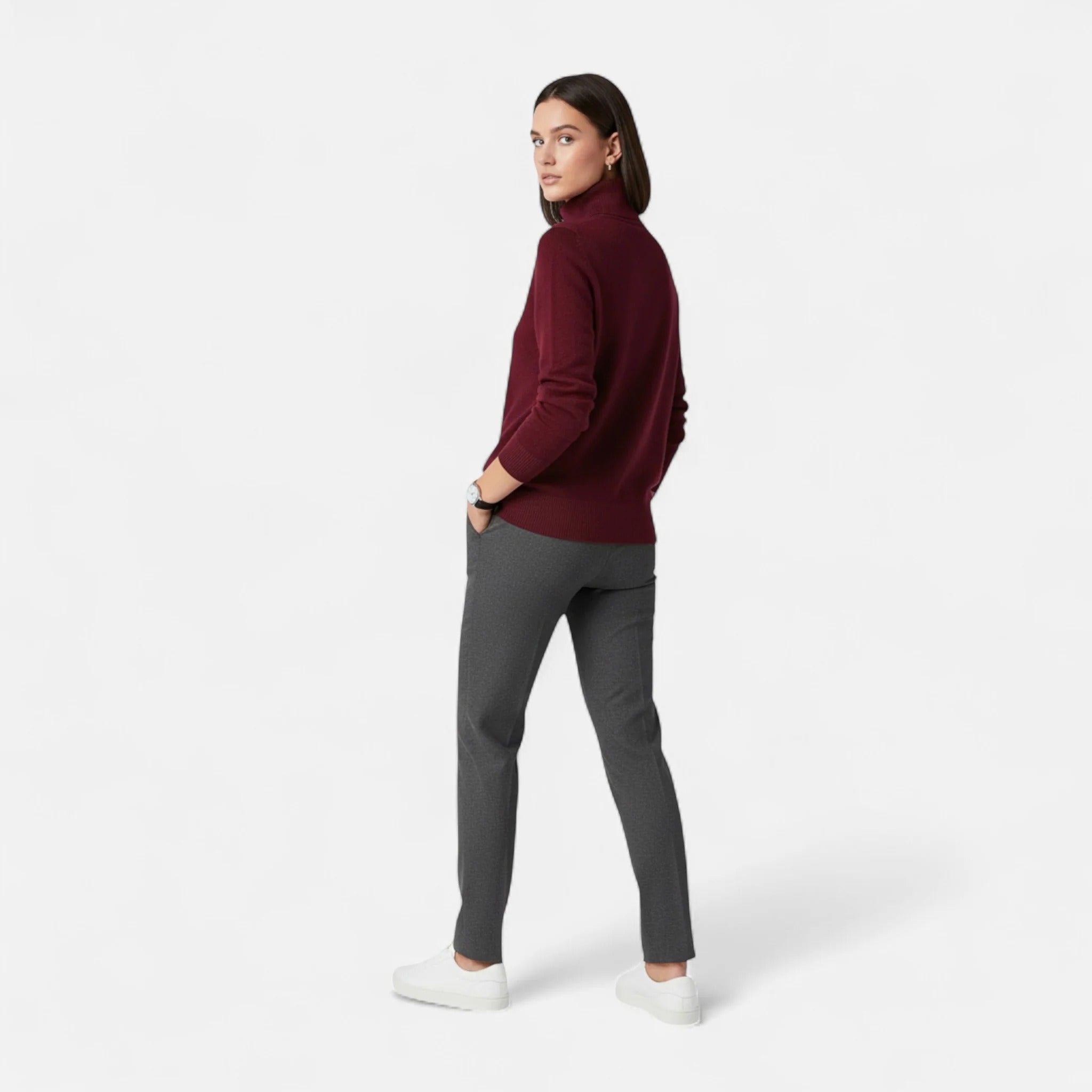 Moritz™ | Plüsch-Rollkragenpullover für Damen
