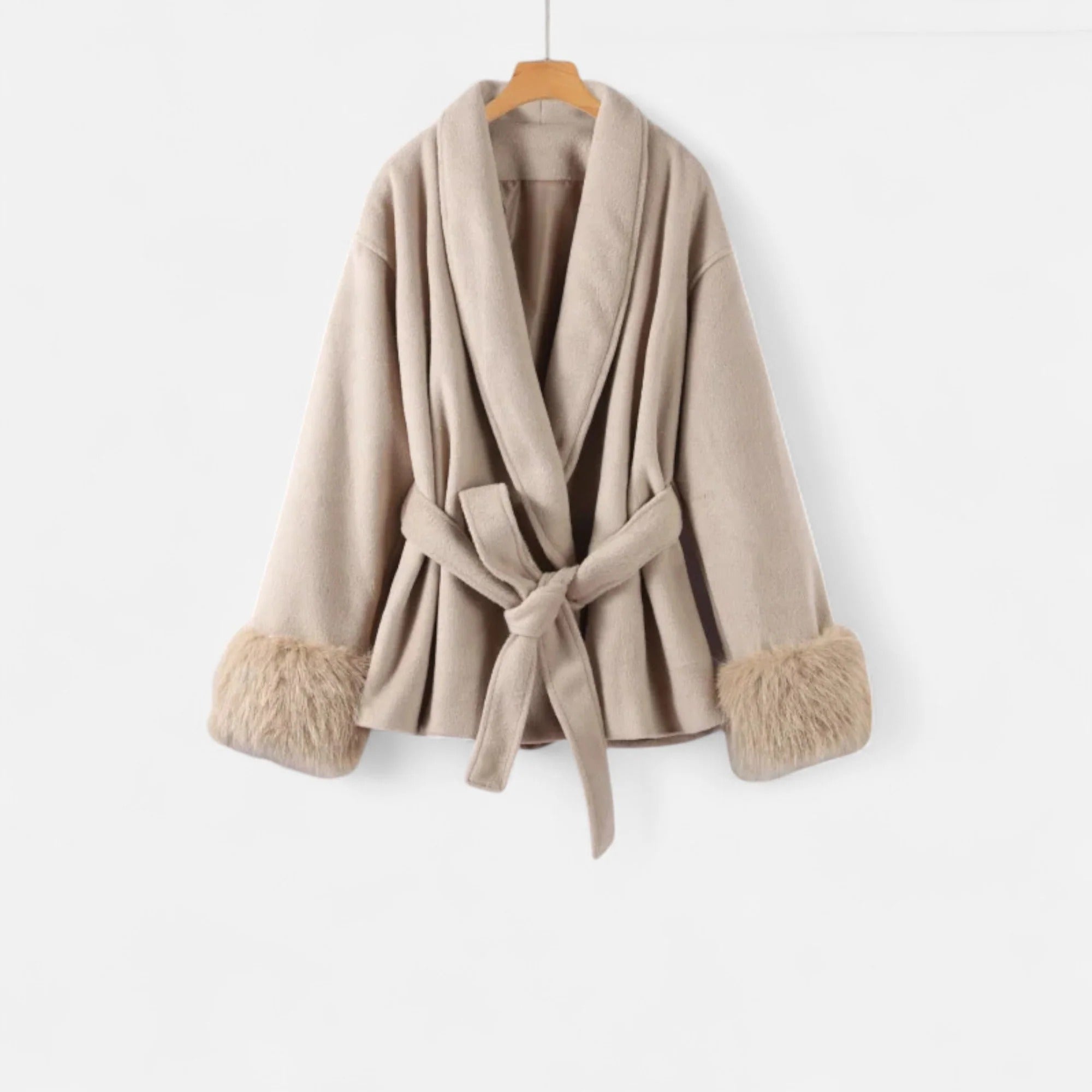 Moritz™ | Damen-Kunstpelzmantel – Elegante Schnürung im Ivy-League-Stil