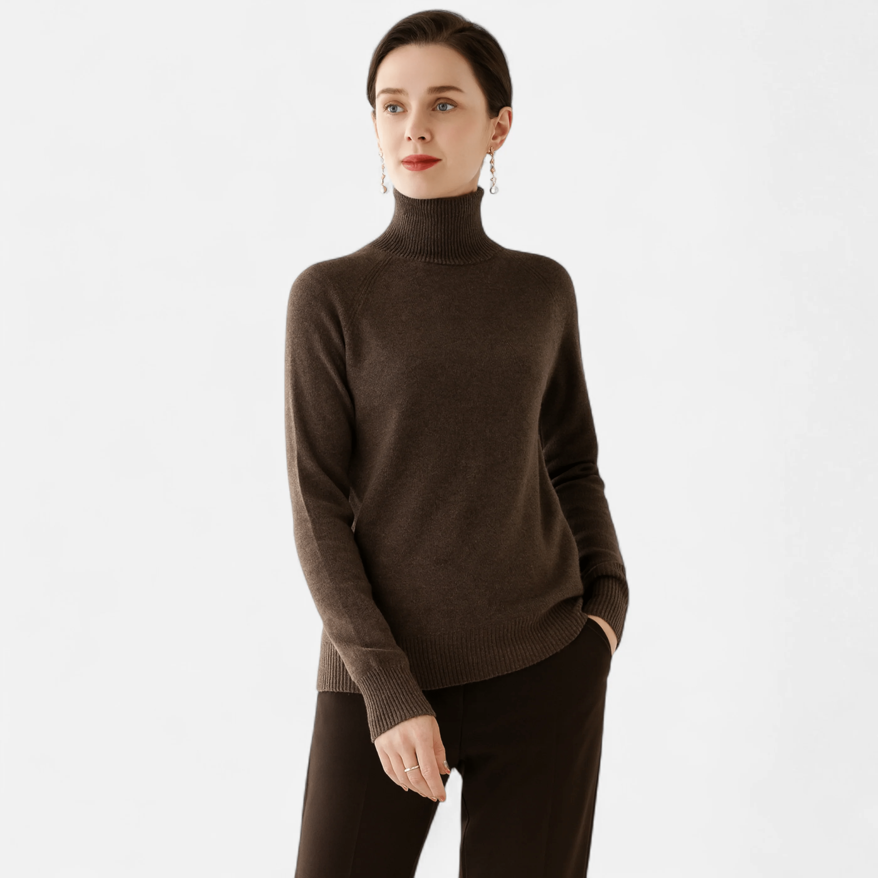 Moritz™ | Damen-Rollkragenpullover aus Merinowolle und Kaschmir
