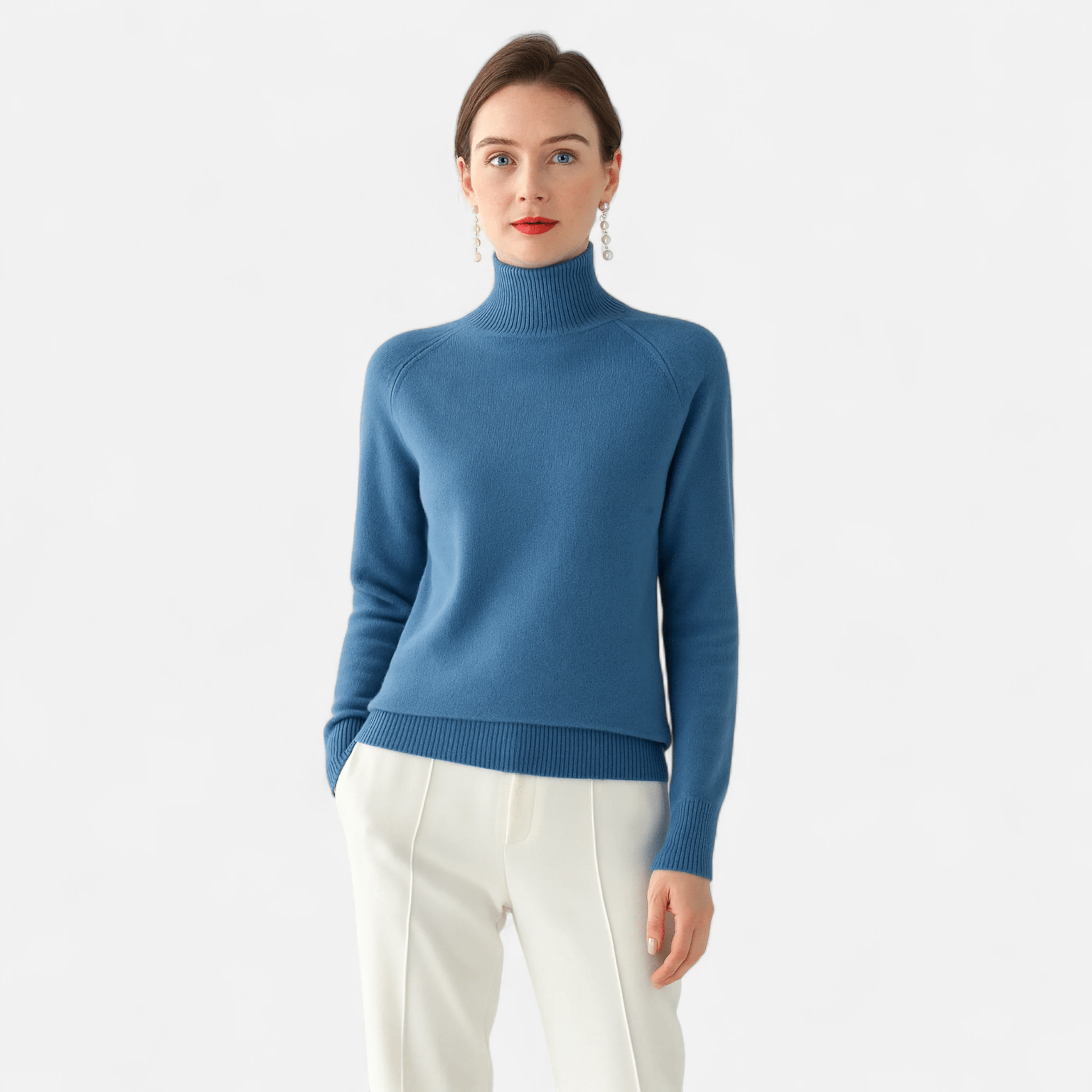 Moritz™ | Damen-Rollkragenpullover aus Merinowolle und Kaschmir